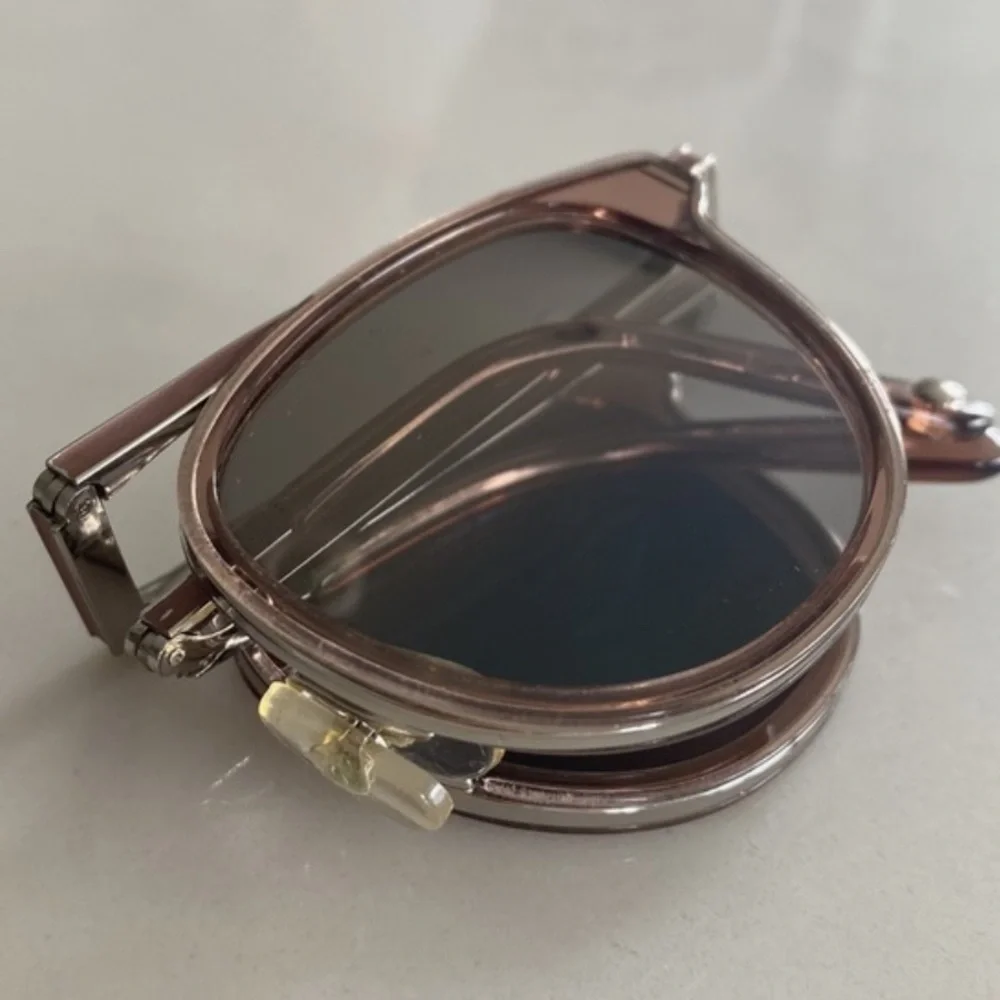 Foldable Garrett Leight Van Buren Combo Sun Glasses 46mm New Without Tags
